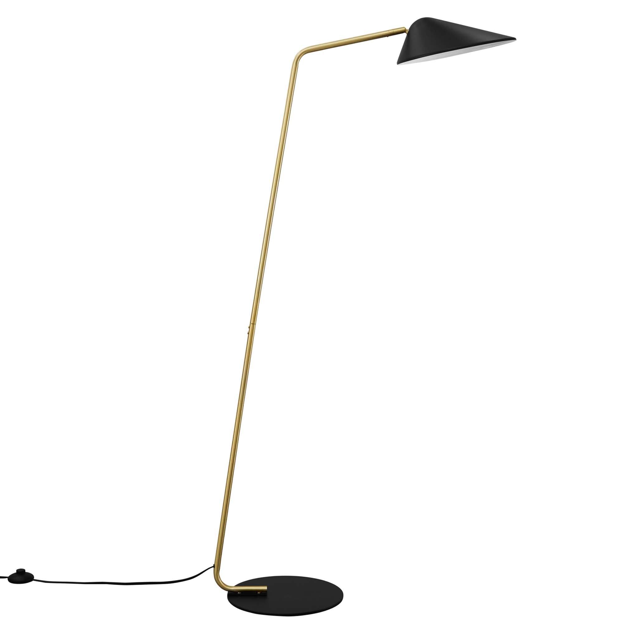 Journey Contemporary Adjustable Floor Lamp with Swivel Shade